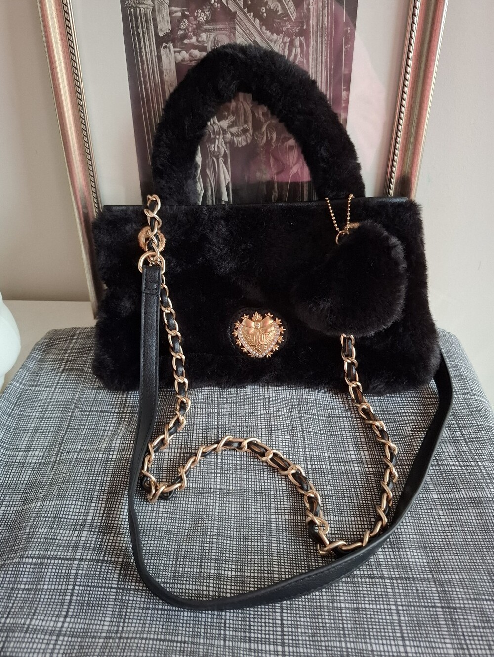 JUICY COUTURE 3Ways Fur Bag